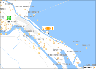 map of Sādāt