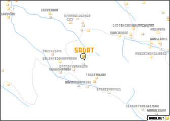 map of Sādāt