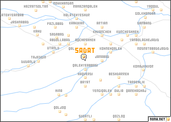 map of Sādāt