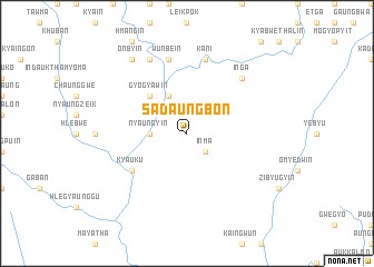map of Sadaungbon