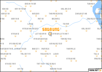 map of Sadaung