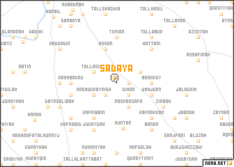 map of Sad‘āyā