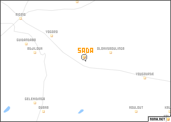 map of Sada