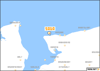 map of Sada