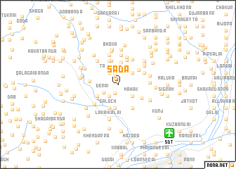 map of Sada