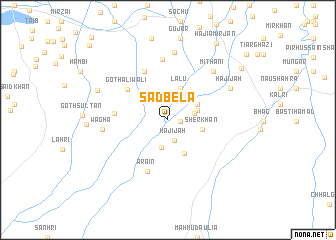 map of Sad Bela