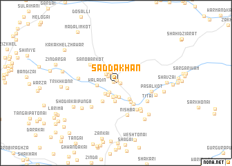 map of Sadda Khān