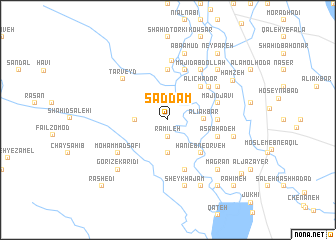 map of Şaddām