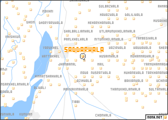 map of Saddarwāla