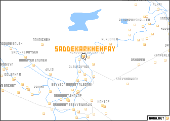 map of Sadd-e Karkheh Fāy