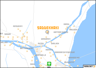 map of Sadd-e Khākī