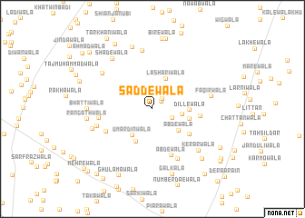 map of Saddewāla