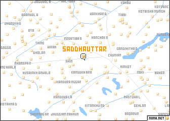 map of Saddha Uttār