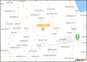 map of Saddina