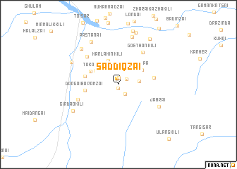 map of Saddiqzai