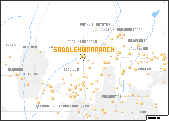 map of Saddlehorn Ranch