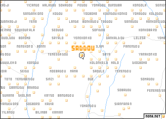 map of Saddou