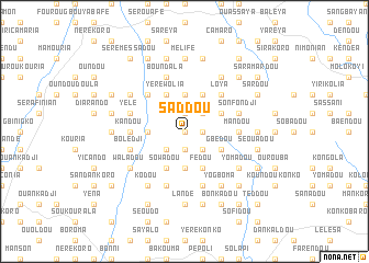 map of Saddou