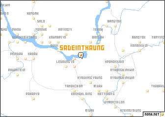 map of Sadeinthaung