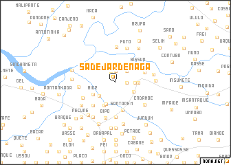 map of Sádejar de Naga