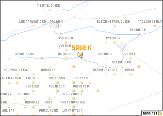 map of Sádek