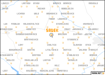map of Sádek