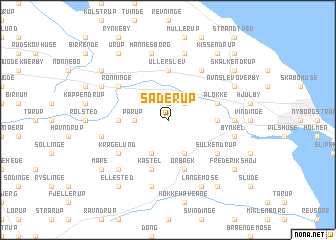 map of Såderup