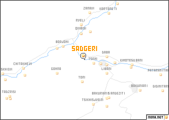 map of Sadgeri