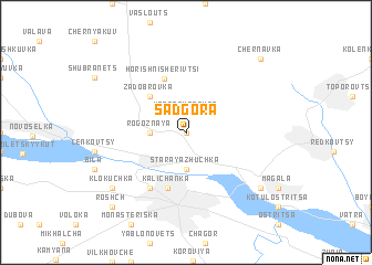 map of Sadgora