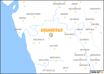 map of Sadharpur