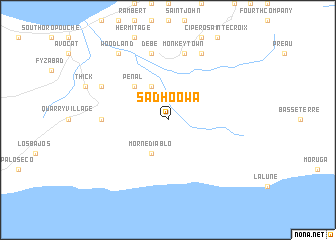 map of Sadhoowa