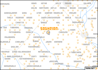 map of Sādhriān