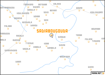 map of Sadiabougouda