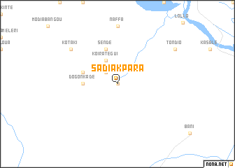 map of Sadia-Kpara