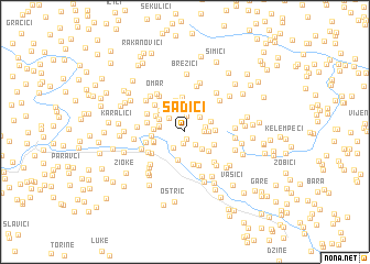 map of Šadići