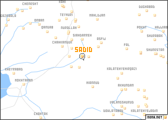 map of Sadīd