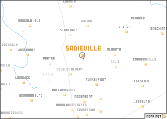 map of Sadieville