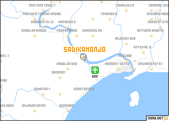 map of Sadikamonjo