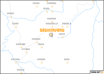 map of Sadi-Kimvamu