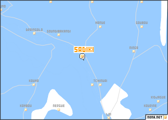 map of Sadiki
