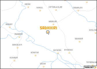 map of Sadıkkırı