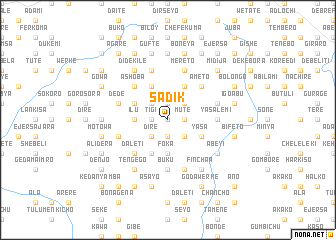 map of Sadīkʼ