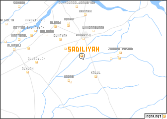 map of Sādilīyah