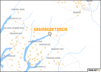 map of Sadīnagor Tongia