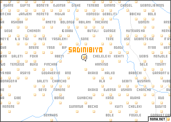 map of Sadīnī Bīyo