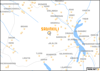 map of Sadīn Kili