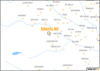 map of Sadınlar