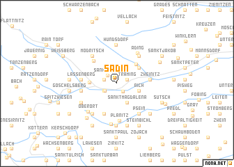 map of Sadin