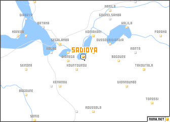 map of Sadioya
