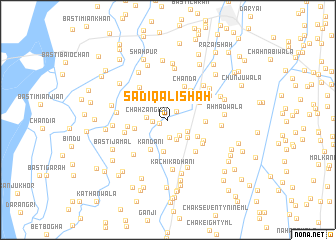 map of Sadiq Ali Shāh